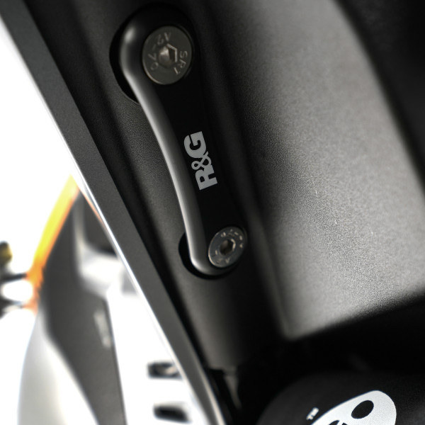 R&G Rear Foot Rest Blanking Plate for BMW G310RR '22-, Moto Guzzi V100 '23-, Stelvio '24- & TVS Apache RR 310 '21- (LHS)